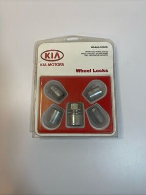OEM NEW Wheel Locking Lug Nut Kit 16-24 Kia EV6 Forte Rio Sorento U8440-10000